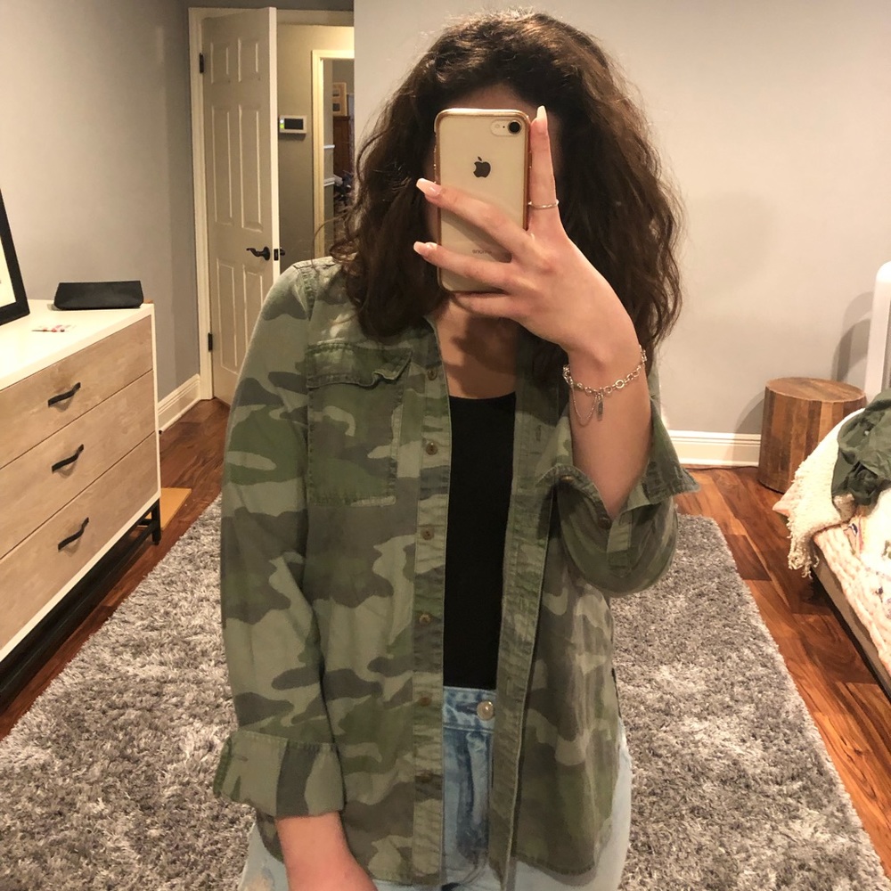 j crew button down
